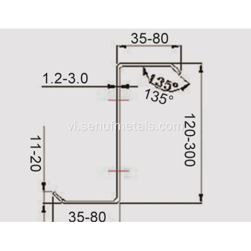 Máy cán xà gồ CU tự động